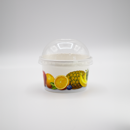 Dome Lid for 3oz and 4oz Paper Frozen Dessert Container